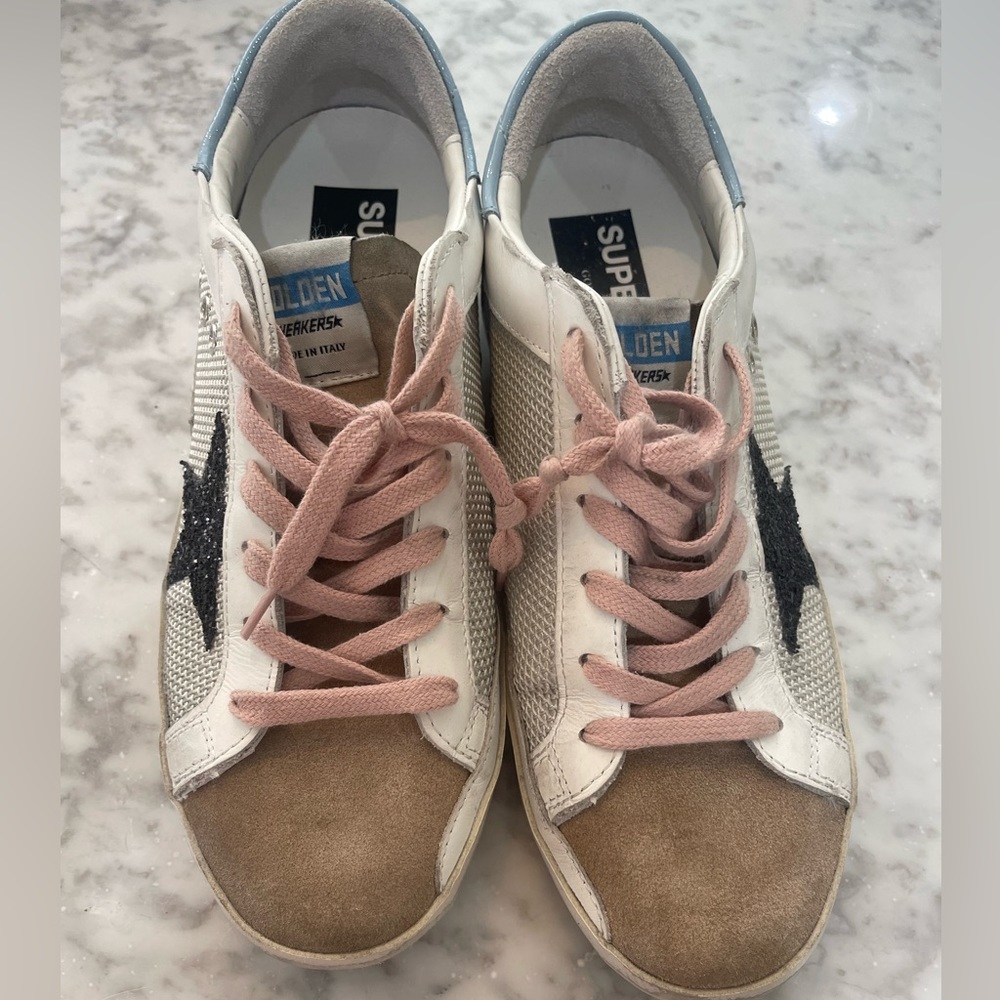 Gold goose super star shoes. Size 39.